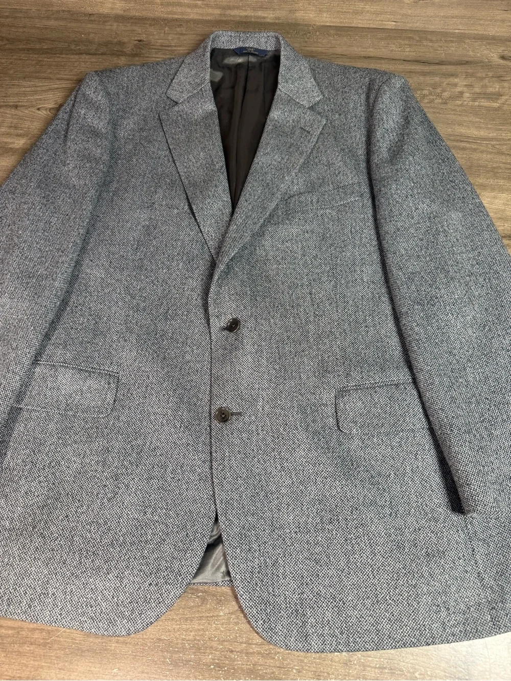 Brooks Brothers 346 Men’s 100% Wool Two Button Big & Tall Sports Coat Blazer 48L